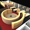 interior concept design fo about blu corporate offices in padova - italy / progettazione d'interni per gli uffici dell'azienda about blu